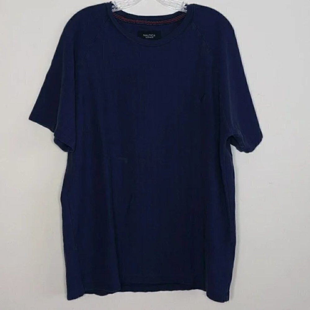 Nautica Sleepwear Blue T Shirt